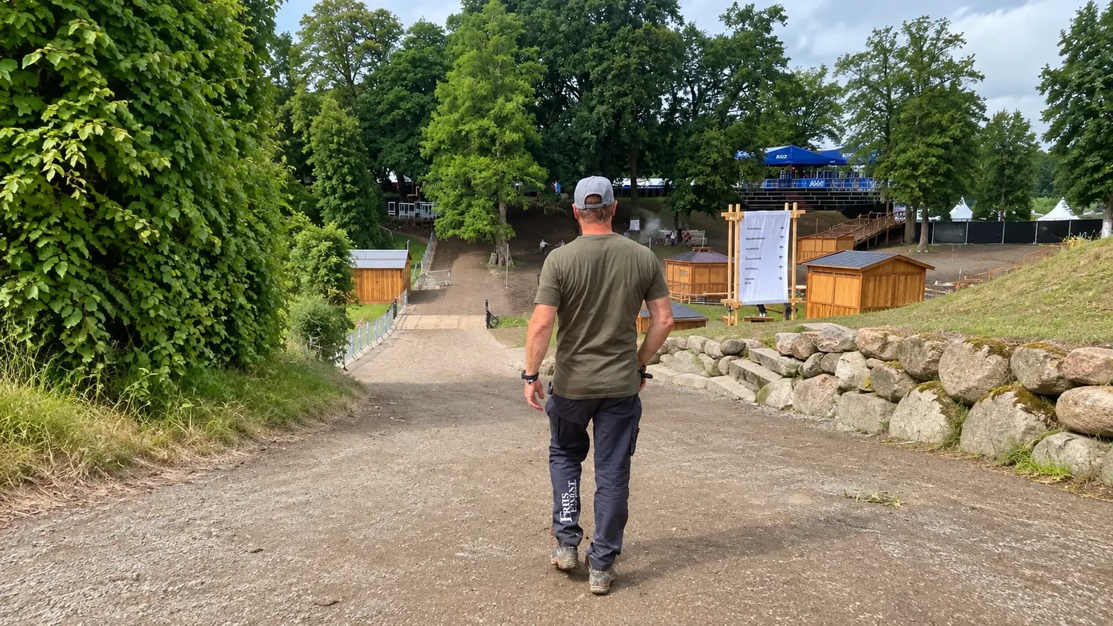 Driftsansvarlig med overblik over eventområdet